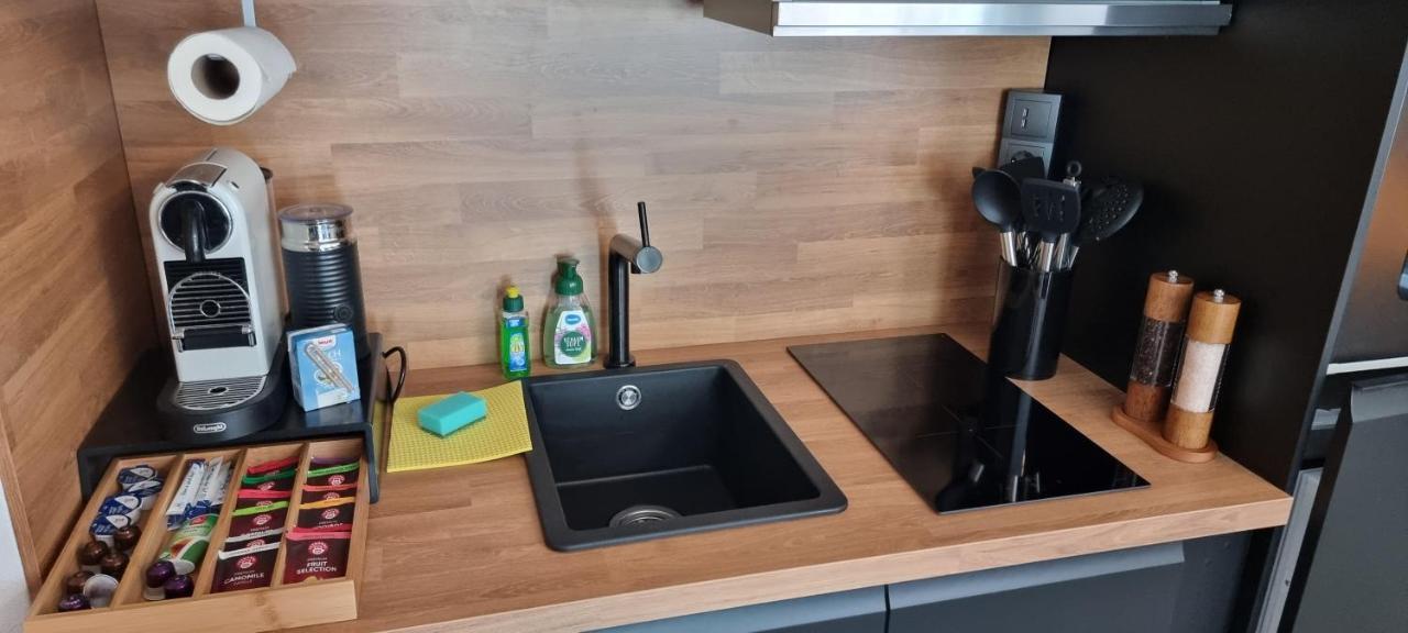 Federnest - Luxus-Studio - Kingsize Boxspringbett - Home-Office Mit Monitor Und Drucker - 11 Min Hbf Duisburg Exterior foto